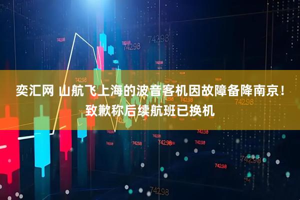 奕汇网 山航飞上海的波音客机因故障备降南京！致歉称后续航班已换机