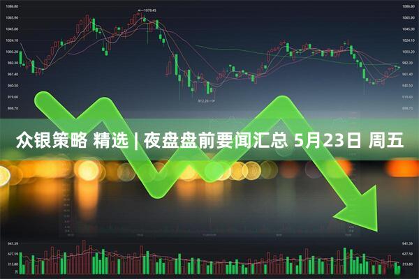 众银策略 精选 | 夜盘盘前要闻汇总 5月23日 周五